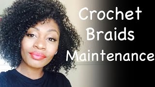 Crochet Braids Maintenance - How To Take Care Of Curly Crochet Braids | Water Wave Hair