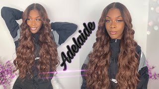Wig Show & Tell | Outre Synthetic Sleeklay Part Lace Front Wig - Adelaide | Hairsoflyshop