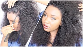 Real Scalp?! Best Kinky Curly Lace Frontal Wig Ft Beauty Forever Hair