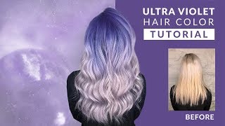 Ultra Violet Hair Color Melt Trend [Tutorial]