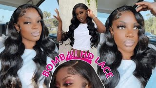 I'M Shook! Best Body Wave Wig !? | How To Layer & Curl Your Hair  | Isee Hair