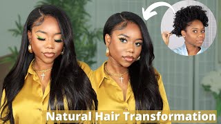 Traditional Sew-In In Less Than 10 Minutes?! | Beautyforever V-Part Wig | Chev B.