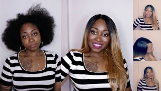 Watch Me Slay This Wig | Sensationnel Empress Custom Synthetic  Lace Front Wig With Natural Hair