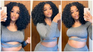 Kinky Curly Virgin Hair Dupe  Sensationnel Synthetic Hair Butta Hd Lace Front Wig - Butta Unit 5