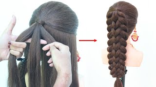 Effortless Braided Ponytail Hairstyle For Teenagers