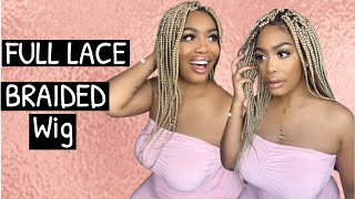 Wow Full Lace Braided Wig!!!! Ft Rayzeesignaturehairsng
