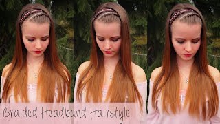 Elegant Headband Hairstyle | Easy Lace Braids