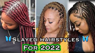  Slayed Braids And Twisted Hairstyles 2022 Hair Compilation