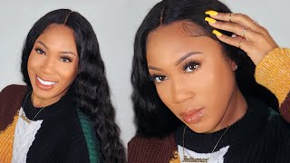 How I Melt My Lace Front Wig  Natural Glueless  | Beahairs