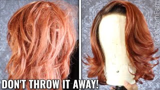 How To Fix A Stiff Synthetic Wig | Save Your Money!