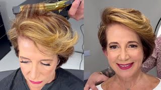Latest Short Hairstyles For Women Over 50 | Pretty Haircuts 2022