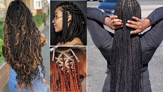 Slayed Braid & Twist: 2021/2022 New Box Braids Hairstyles Compilation For Black Women
