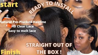 Omg  Finally !! A Fully Customized Ready To Install Hd Lace Wig *Beginner Friendly * Ft Omgherhair