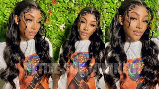 Gorgeous Full Bodywave Lace Front Wig Installation + Style Ft. Hermosa Hair| Petite-Sue Divinitii