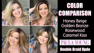 Compare 4 Colors Paula Young Long Versafiber  + Help Me Decide Which Color To Wear To Wedding!