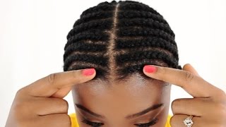 Braid Pattern For Lace Closure Sew In Tutorial - (Part 2 Of 7)