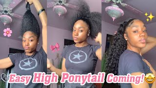 Extended Ponytail Tutorial?? Affordable Price, 100% Human Hair | Elfinhair Review