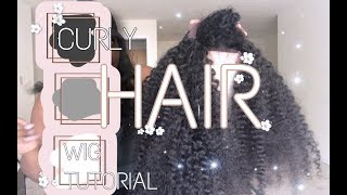 Lace Closure Wig Tutorial | Coco And Bliss Beauty Curly Hair