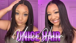 Layered 13X4 Lace Front Wig| Unice Amazon Review| Ft. Dossier