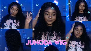Juicy Bouncy Curls For The Gworls  Lace Closure Install Ft Junoda Wig