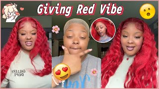 Chili Red Wig Reviewpre-Dyed 13X4 Lace Frontal Wig | Start To Finish Tutorial Ft.@Ula Hair