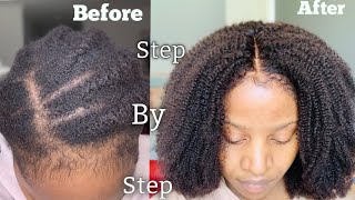 My Natural Hair? Step By Step Tutorial To Achieve Thcker & Fuller Hairstyle Ft Curl Curls Chi Chi