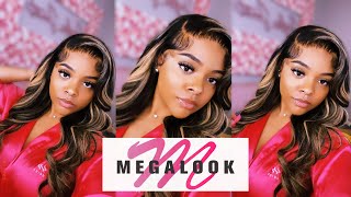 Best Balayage Highlight Wig  Ft. Megalook Hair