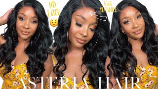 Invisible Skin Melt 5X5 Hd Lace Closure Wig * Fast & Easy Install For Beginner | Ft. Asteria Hair
