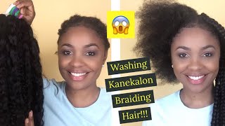 Taking Out My Box Braids // Washing Braiding Hair For Re-Use