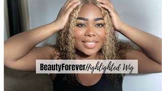 Beauty Forever Highlighted Jerry Curl Wig  | Tpart Wig First Impressions
