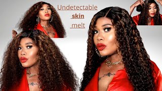 Undetectable Skin Melt Lace  The Beautiful Highlight Wig For Fall | Ft. Lwigs