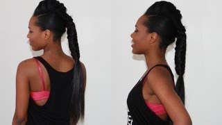 Long Fishtail Braid With Hair Extensions
