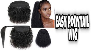 How To: Make A Ponytail Wig In 10Mins (Beginners Friendly)