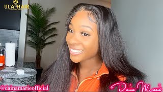 Beginner Friendly 5X5 Lace Closure Wig Install In 5 Minutes Using Got2B Spray Only| Ulahair