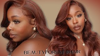 You Need To Try This Color For The Summer! 13X4 Bodywave 33B Auburn Color Unit! Beautyforeverhair