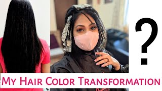 Hair Color Transformation 2020 | I Colored My Black Virgin Hair |Blonde Hair Highlights |Hair Trends