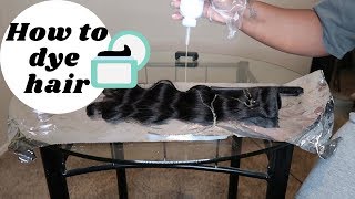 How To Dye Weave Jet Black For Beginners