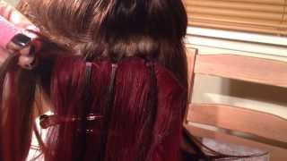 Micro Ring Weave Demonstrated By Jem Hair Extensions Scotland