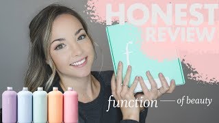 Function Of Beauty *Honest Review* Customizable Shampoo & Conditioner.