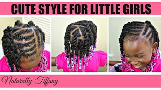 Cute Style For Little Girls | Kids Natural Hair Care