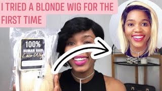 Blonde Dark Rooted Lace Wig  | Aliexpress Hair Review | South African Youtuber