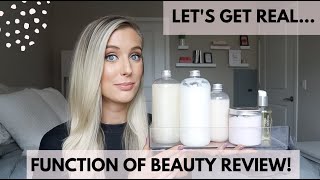 Function Of Beauty Review | Shampoo, Conditioner, Mask, Serum | Honest Review Not Sponsored