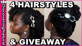 4 Homecoming Hairstyles For Natural Hair | Lilla Rose Flexi Clips Giveaway