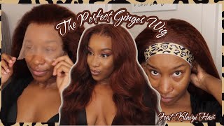 The Perfect Ginger Wig For The Fall! | Ginger Kinky Straight Wig| Feat. Klaiyi Hair