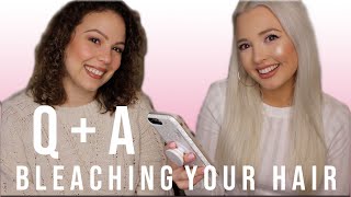 Q&A With My Hairstylist | Bleach, Hair Care, Styling & More