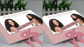 Raw Hair Packaging -  Show And Tell 7X7 Lace Closure + Vietnamese Straight Bundles