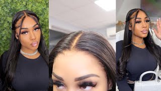 Omg, I'M Obsessed! | Hd Lace Frontal Melt+Wig Install| Celie Hair