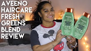 New!!! Aveeno Fresh Greens Blend Shampoo + Conditioner | Review | Danielle Renee