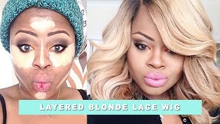 4 Bundles | Blonde Lace Closure Wig | Edee Beau