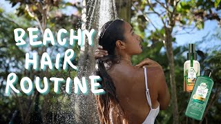 Beach Hair Care Routine With Aloe Shampoo + Easy Braid Hairstyle